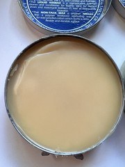 Vintage TWO NIKWAX NON-TACK WAX FOR WAX-COTTON 190ml TINS MADE IN ENGLAND