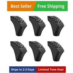 6Pcs Replacement Cane Tips – Walking Sticks Accessories, Fit Most Trekking & Hik