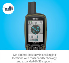 GPSMAP 65S, Button-Operated Handheld with Altimeter and Compass, Expanded Satell
