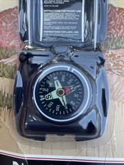 Vintage Normark Pocket Lapel Compass model PL 180 Liquid Filled Made in Finland