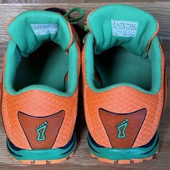 Inov-8 F-Lite 252 Trail Running Shoes Orange Green Womens Size 9.5/Mens Size 8