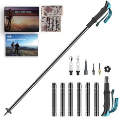 Multi-Functional Walking Stick, Prime 15-in-1 Hiking Poles, Adjustable