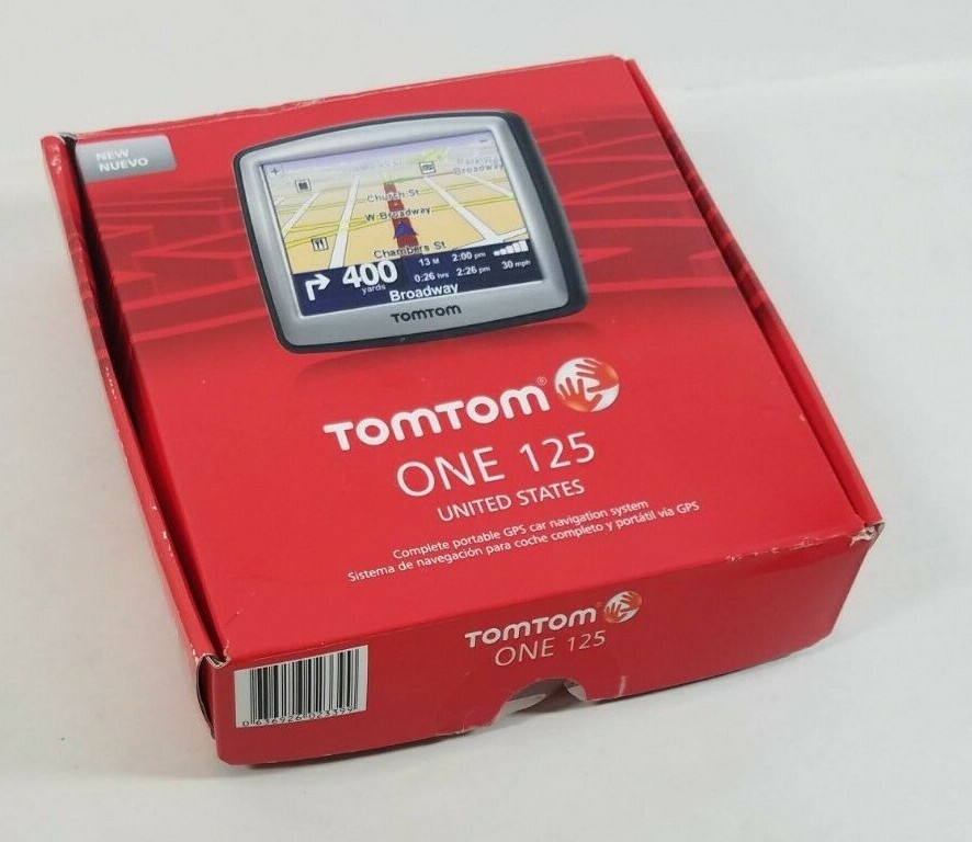 TomTom One 125 GPS Car Navigation System With 3.5″ Touchscreen and Manual