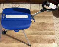 STEP2GOLD | Ta-Da Chair Series 2 | Trekking Hiking Pole | Blue | 32.2” | 12082