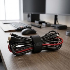 Adjustable Nylon Securing Cord Ties for Cable Management with 25 30 Buckles