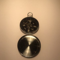 Vtg Broadway Compass Made In Japan Hiking Camping Direction Tool