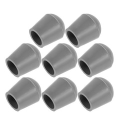 8 Pcs Rubber Bottom for Walking Cane Replacement Foot Crutches Bottoms