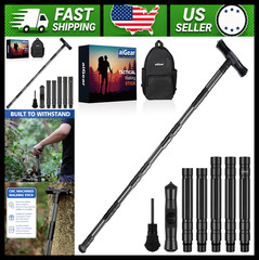 G2 Tactical Hiking Stick 5-Section Heavy Duty Walking Staff with Survival Kit