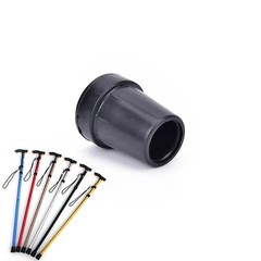 19mm Walking Stick Cane Crutch Pad Rubber Heavy Duty Ferrule End Bottom~gw