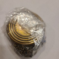 MAH Brass Handmade Religious Compass Gift “To My Son….” w/Case
