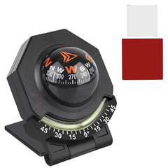 Marine Compass for Boats Glow-in-the-dark Car Compass Ball Dash Mount Adjustable