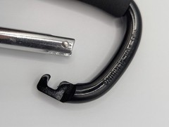Carabiner Aluminum Large D Shape Snap Hook Cushion Grip 5”