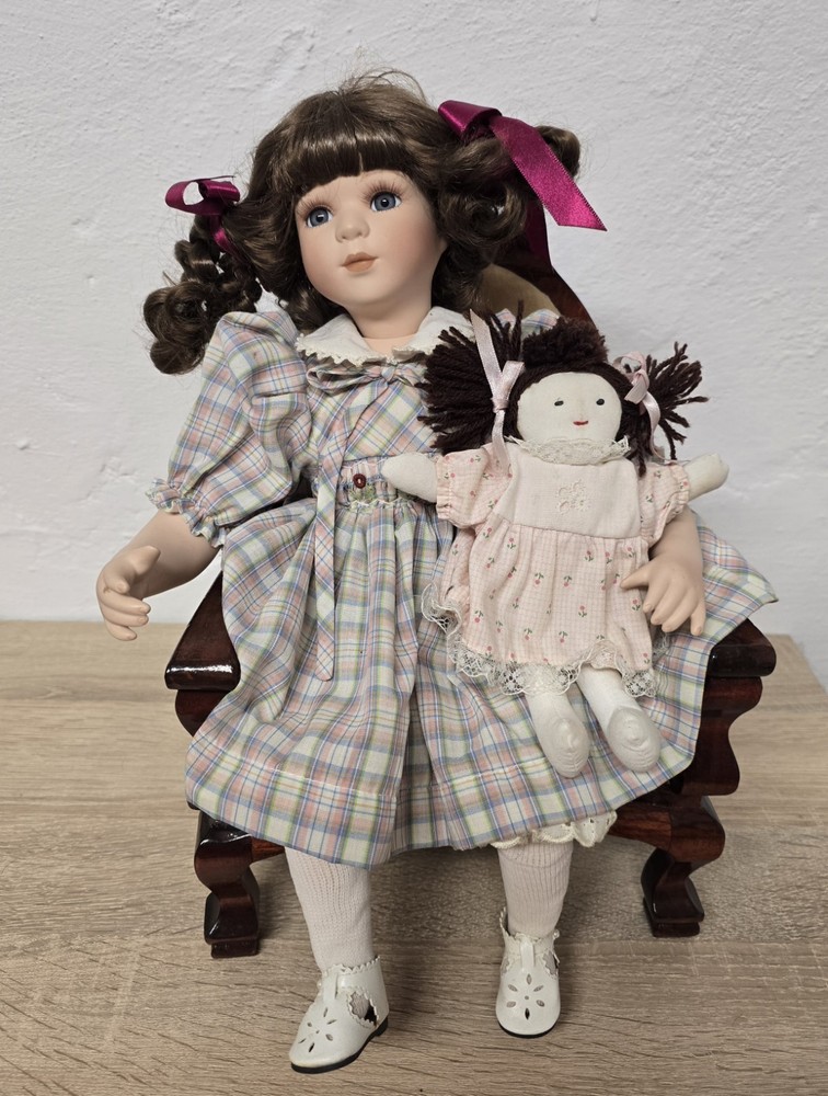 Artist doll porcelain doll 35 cm collector rarity Vintage
