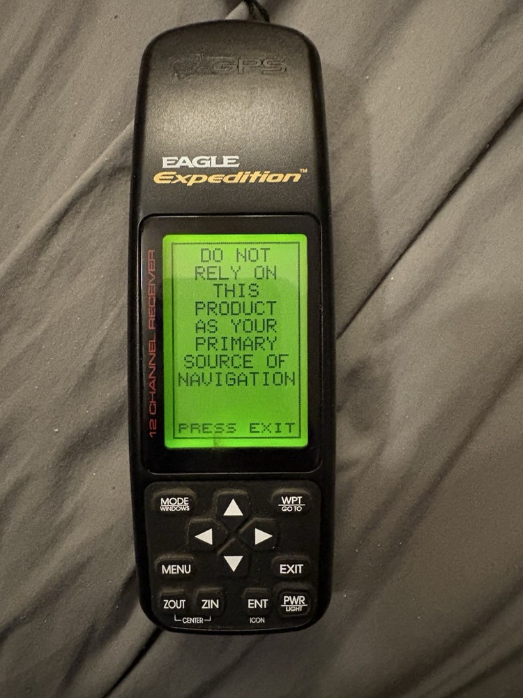 Eagle Explorer 12 Channel GPS Receiver Portable SN:5132424
