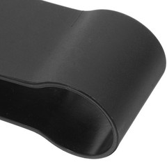 Trekking Cane Wrist Strap Black Plastic with Holder Clip for Walking Sticks