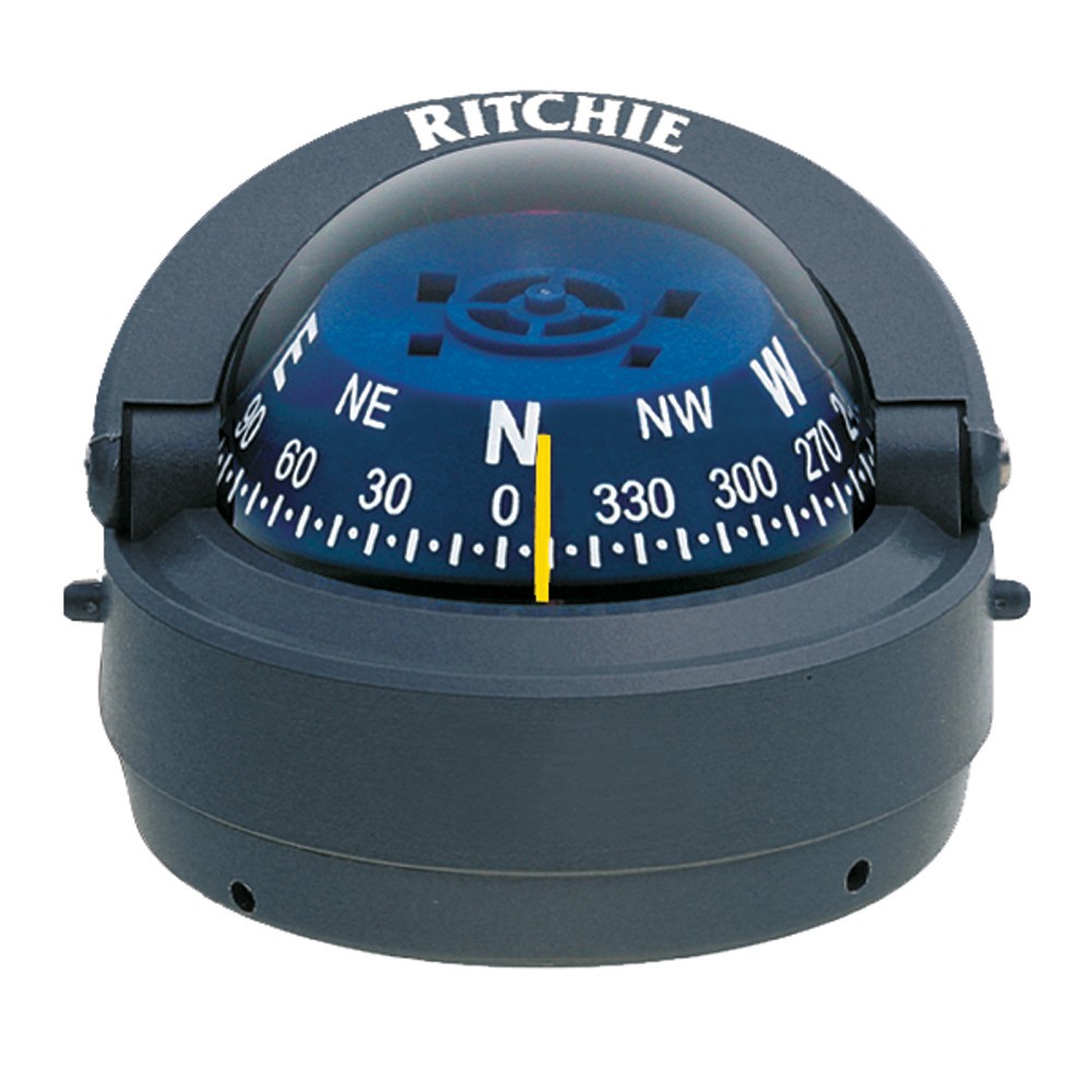 Ritchie S-53G Explorer Compass – Surface Mount – Gray S-53G UPC 010342160454