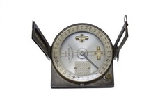 Vintage Leupold Volpel & Co. Forester Compass w/ Leather Case Brass Portland Ore
