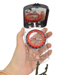Multifunctional Waterproof For Compass with Mirror for Camping and Hiking