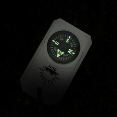 Sun Company MiniComp – Zipperpull Mini Compass with Split Ring