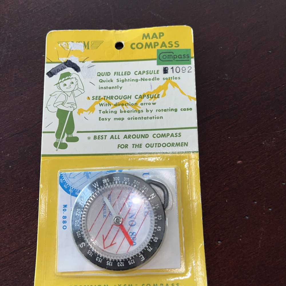Compass Precision YCM Liquid Filled See-Through Capsule Vintage JAPAN