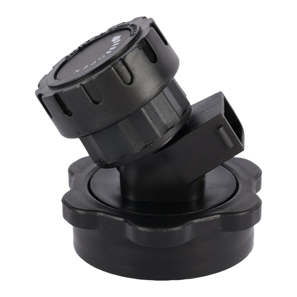 Water Bucket Seal Cover with Faucet for PE PP Containers 5x5x7cm 2pcs Black