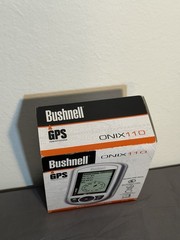 Bushnell ONIX 110 GPS 2.6″ Display Rechargeable Water Resistant Base Maps Silver