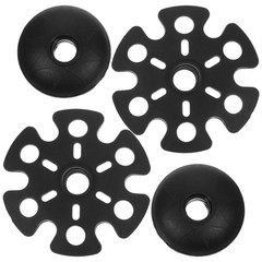 4Pcs Durable Rubber Climbing Trekking Pole Tips for Alpenstock Hiking