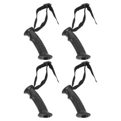 4Pcs Durable PVC Trekking Pole Handle Grip Set with Wrist Strap for Hiking