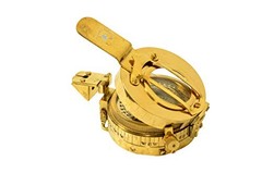 Vintage Style Shiny Brass British Prismatic Military Compass – Nautical Pocket
