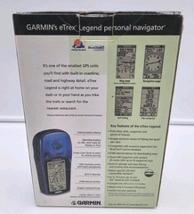 New Garmin eTrex Legend Handheld GPS Navigator Bundle