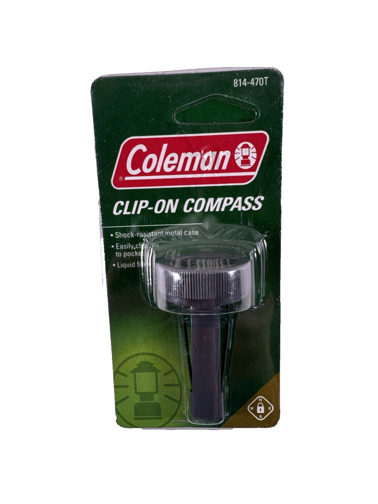 NEW OLD STOCK Coleman Clip On Compass