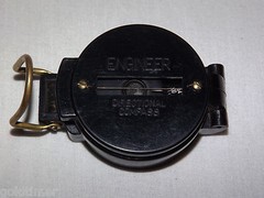 VINTAGE 1960-70S THE A LINE PLASTIC LENSATIC COMPASS IN BOX