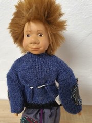 Artist doll porcelain doll Kadma 26 cm collector rarity Vintage