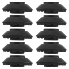 10Pcs Black Tpr Trekking Pole Mud Baskets Durable Hiking Pole Replacement