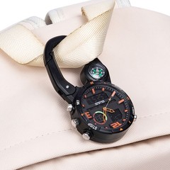 Luminous Climbing Watch with and Carabiner Hook for Outdoor Activities
