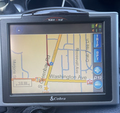Cobra GPSM5000 NAV One 5000 Portable Navigation GPS Navigator Used