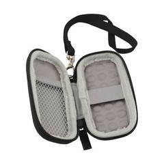 Waterproof Case for EKG Heart Rate Monitor with Cable Organizer Pocket