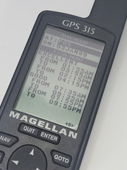 MAGELLAN GPS 315 Portable GPS Navigator Boating Fishing Hunting Hiking TESTED