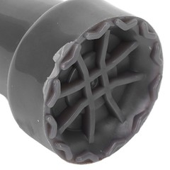 5PCS 22mm Single Angle Cane Tips Imitation Tire Texture Preservative