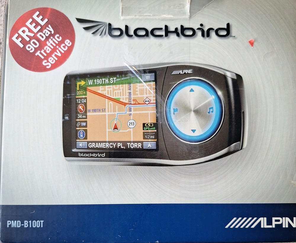 Alpine Blackbird PMD-B100T Automotive Portable navigation / Charging Dock
