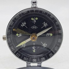 ATCO Pocket Compass w/Locking Needle And Flip Lid Case – Hiking Fishing Hunting