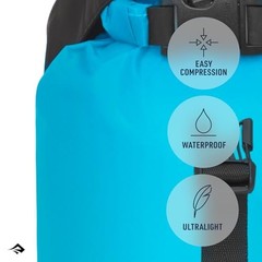 Sea to Summit eVac Ultra-Lightweight Compression Dry Bag, Atoll Blue 3 Liter
