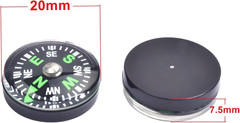 20 Pack Button Compass Mini Pocket Oil Filled Compass for Kids Hiking Survival W