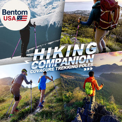 Hiking Poles Collapsible Trekking Poles – Aluminum Alloy 7075 Walking Sticks for