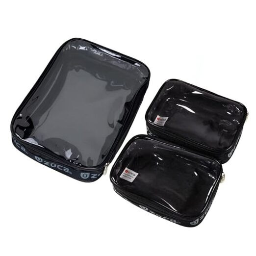 Utility Pouch Combo Set – 1 Large & 2 Mini Utility Makeup Pouch – Durable,