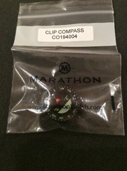 MARATHON WRIST COMPASS CLIP ON GENUINE, CO194004 , GLOW IN DARK, JEWELED BEARING
