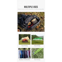 Strong Weather Resistant Reflective Rope 50m for Outdoor Adventure Safety