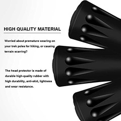 Trekking Pole Tips Protectors Walking Stick Tips, Replacement Rubber