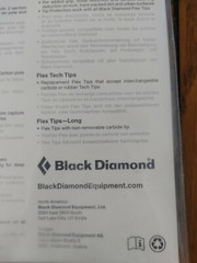 Black Diamond Trekking Pole Spare Basket 2 Baskets per package.