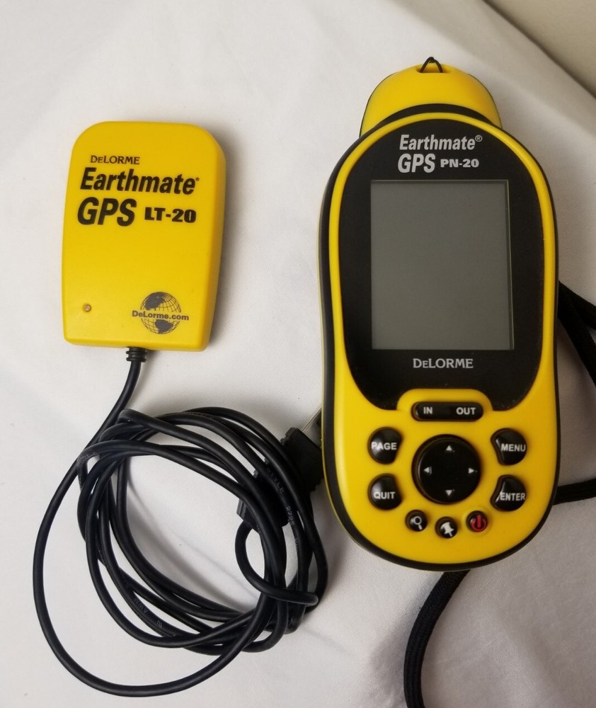 DeLorme Earthmate PN-20 Handheld 2.2 in. Screen Hiking GPS & LT-40 Receiver